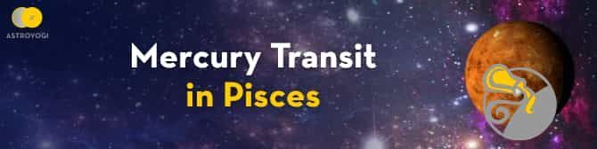 Mercury Transit in Pisces em 1 de abril de 2021