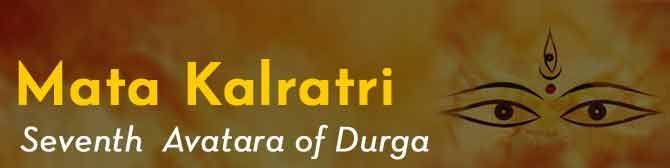 7e dag van Navratri - Maa Kalratri