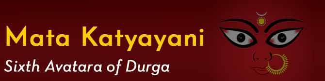 6. dag i Navratri - Maa Katyayani