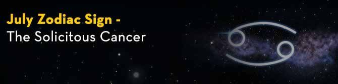 Liepos Zodiako ženklas - prašomas vėžys