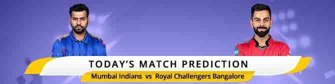 IPL 2020: Mumbai Indians (MI) vs Royal Challengers Bangalore (RCB) Prognoza meczu