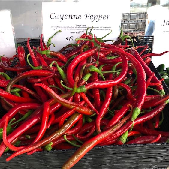 Cayenne Hot Chile Peppers