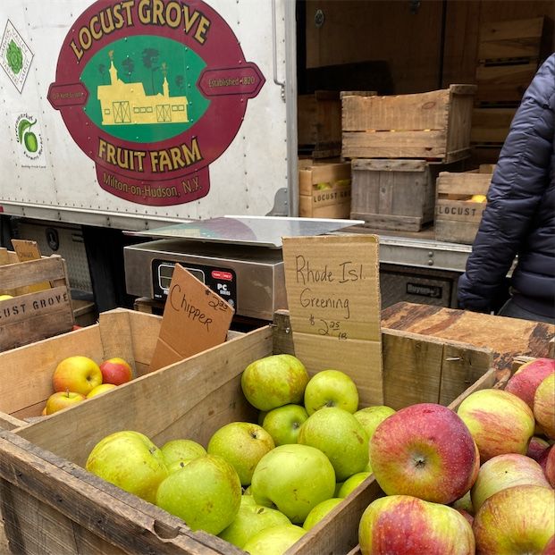 Ekologické jablká na ostrove Rhode Island