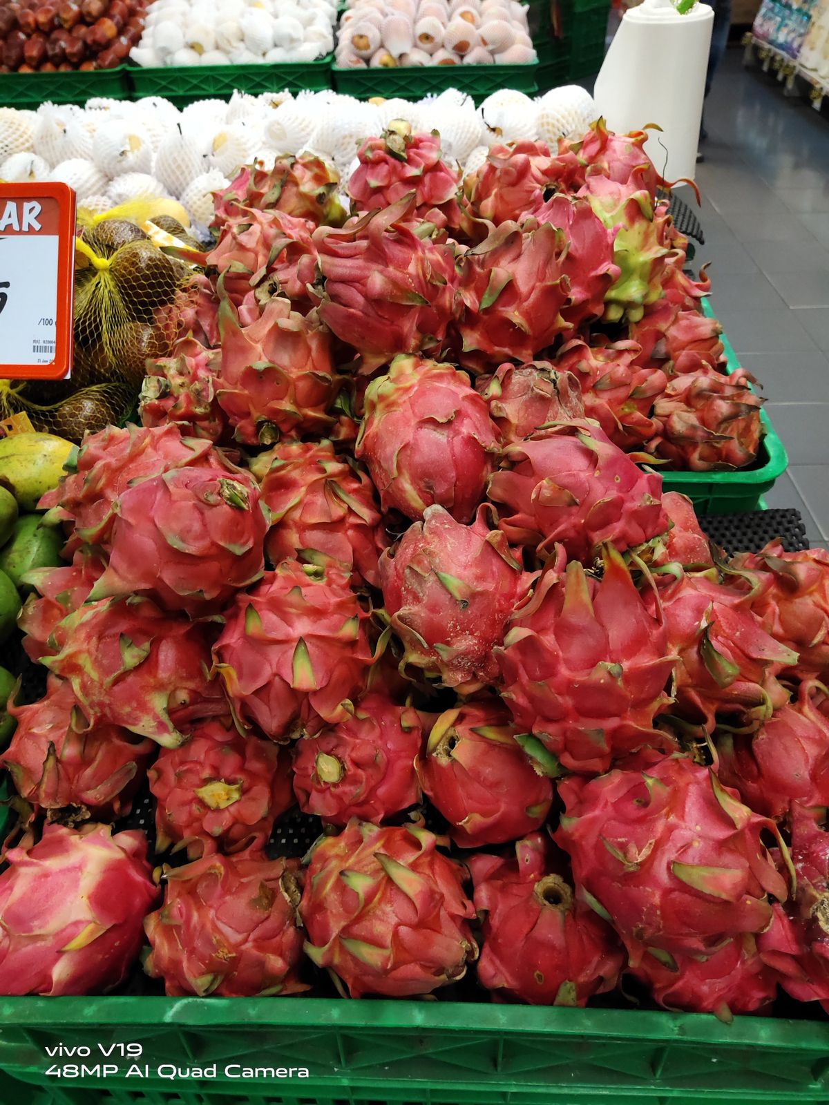Fruit del drac Pitaya vermell