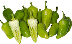 Vihreät Fresno Chile Peppers