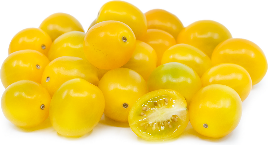 Češnjev paradižnik rumenega grozdja
