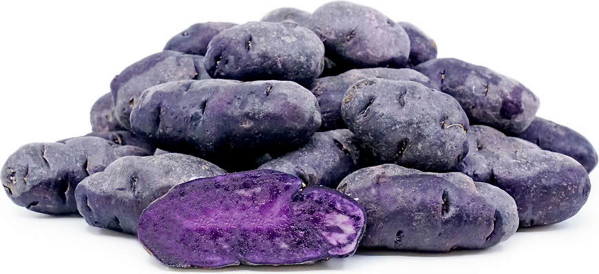 紫のペルーのフィンガーリングポテト