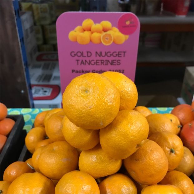 Zlatne grumen mandarine