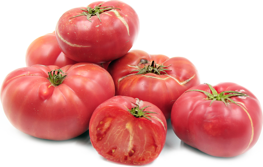 Růžová kaspická dědictví rajčata