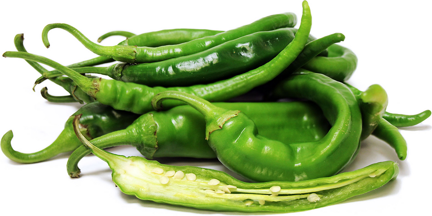Zöld Cayenne Chile Peppers