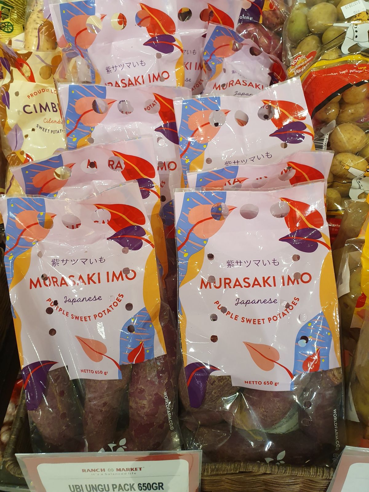 Murasaki sladké brambory