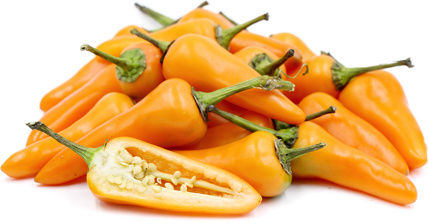 Orange Fresno Chile Peppers