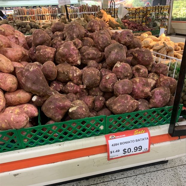 Sladké brambory Boniato