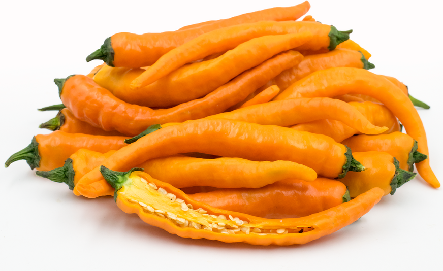 Orange Cayenne Chile Peberfrugter