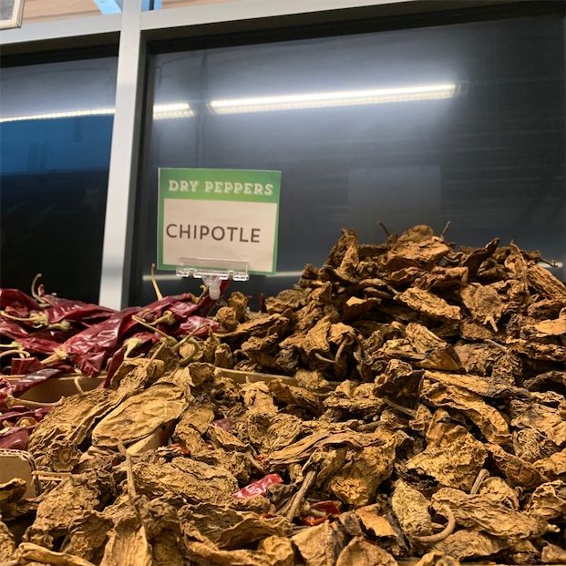 Getrocknete Chipotle Chile Paprika