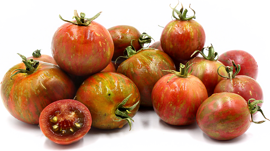Tomates anciennes au jaspe violet