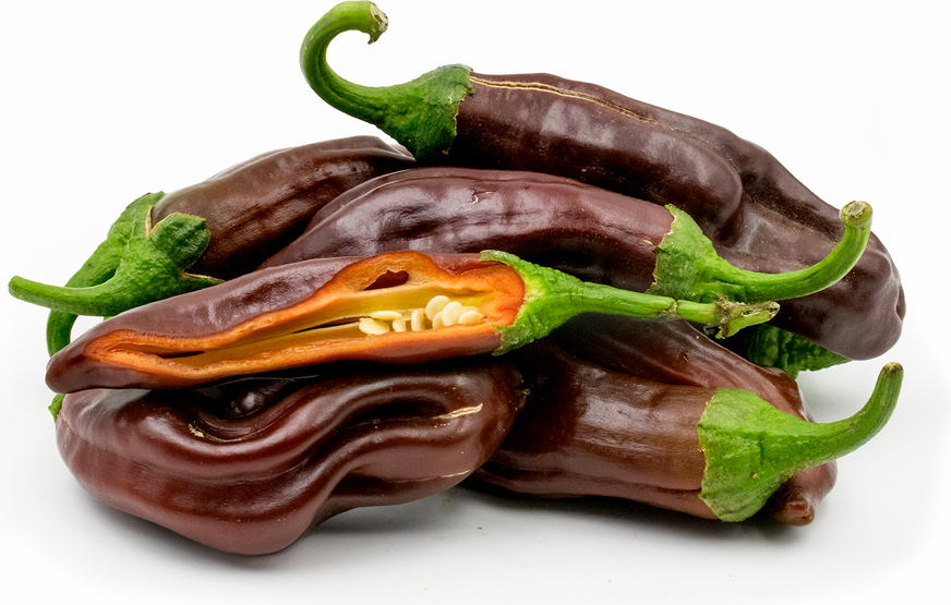 Etiópske hnedé čili papriky